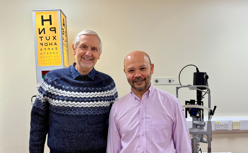 Edinburgh man who spent ‘half his life in the dark’ looks forward to Christmas after lifechanging corneal transplant