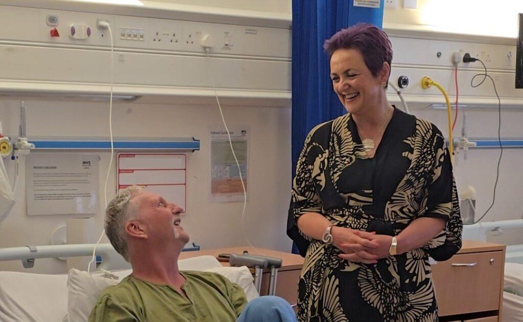 Newly appointed Cabinet Secretary for Health and Care toured the Royal Infirmary of Edinburgh