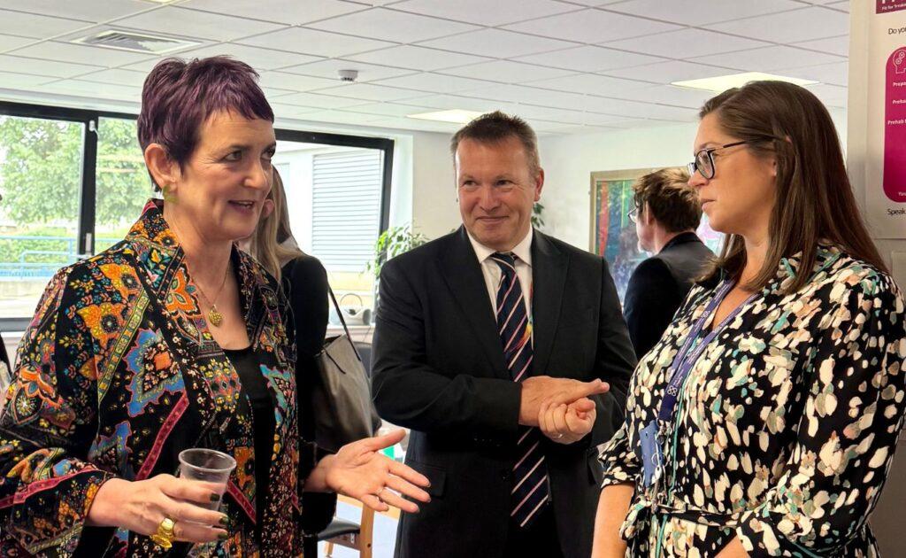 Cystoscopy successes on show for Health Secretary at the Western General Hospital
